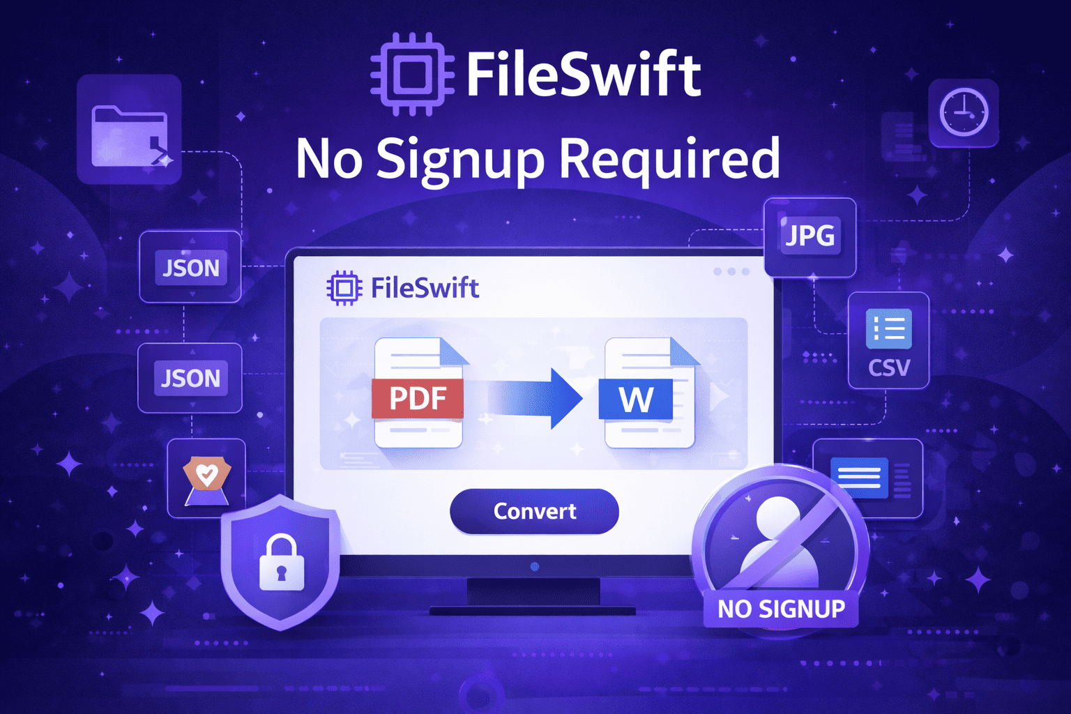 FileSwift free online file converter — no signup required